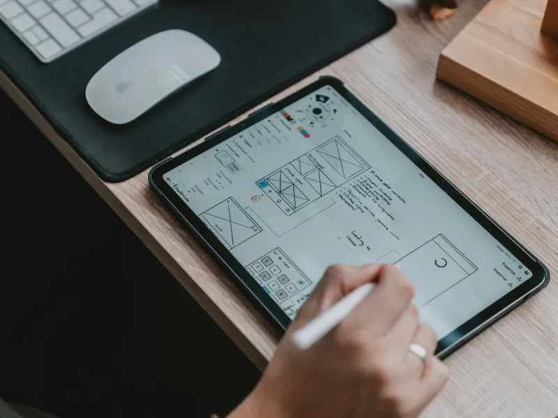 Custom web design process showing a modern, conversion-focused layout